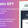 Domain GPT - AI Domain Name Generator | Domain Tools | React Nextjs script.