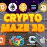 Crypto Maze 3D - Crypto Game - 3D Game - HTML5