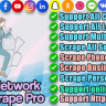 Social Network Data Bulk Scrape & Extractor Pro