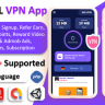 WILL VPN App - VPN App With Admin Panel | Secure VPN & Fast VPN | Refer & Earn | Reward Lucky Wheel