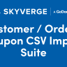 Customer/Order/Coupon CSV Import Suite for WooCommerce